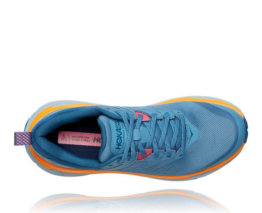 Hoka Australia One One Challenger ATR 6 - Womens Trail Shoes Blue - GSEOQ-7068